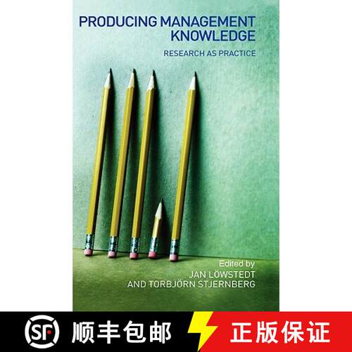 【3-4周达】精装 Producing Management Knowledge : Research as practice [9780415384384]