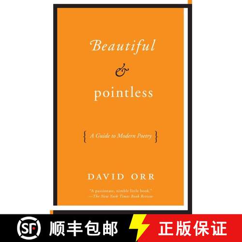 【3-4周达】Beautiful & Pointless: A Guide to Modern Poetry [9780061673467]