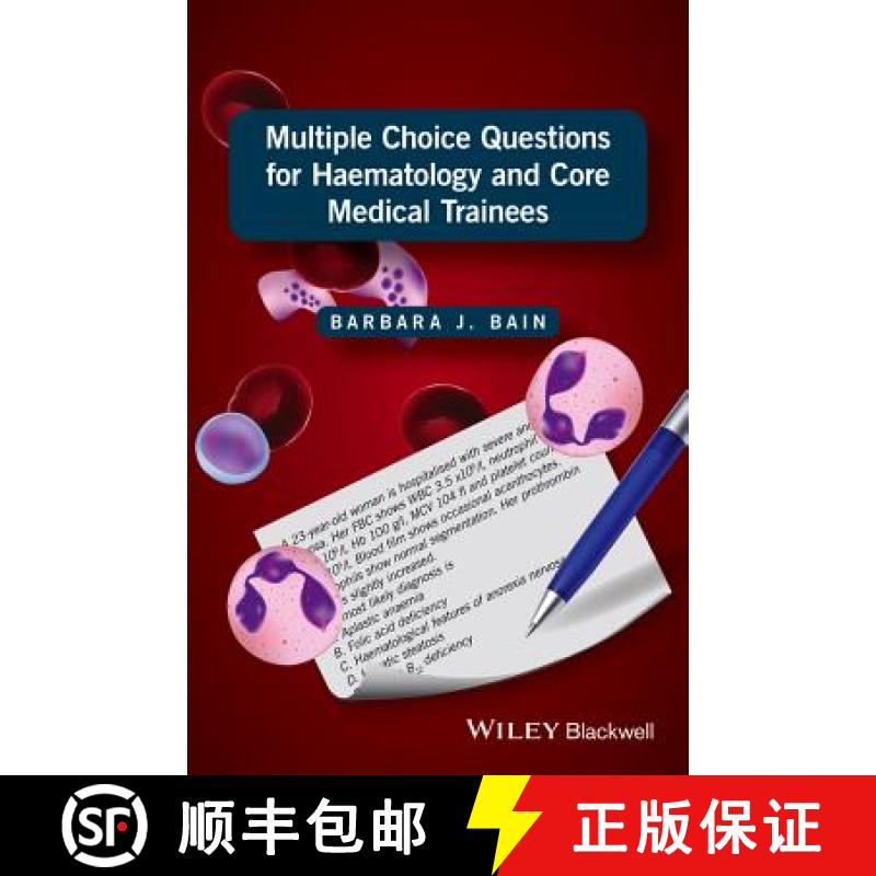 【2-3周达】Multiple Choice Questions For Haematology And Core Medical Trainees / P [Wiley医学] [9781119210528]