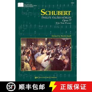 9780849798863 Schubert Nobles Op. Valses 4周达 Twelve 969