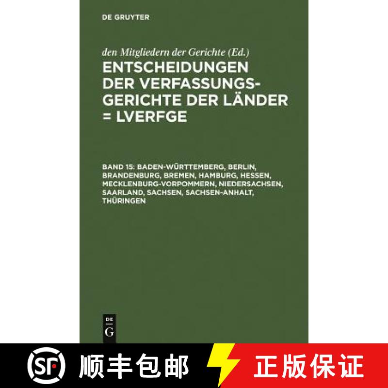 【3-4周达】精装 Baden-Wurttemberg, Berlin, Brandenburg, Bremen, Hamburg, Hessen, Mecklenburg-Vorpomme... [9783899493412] - 实物图