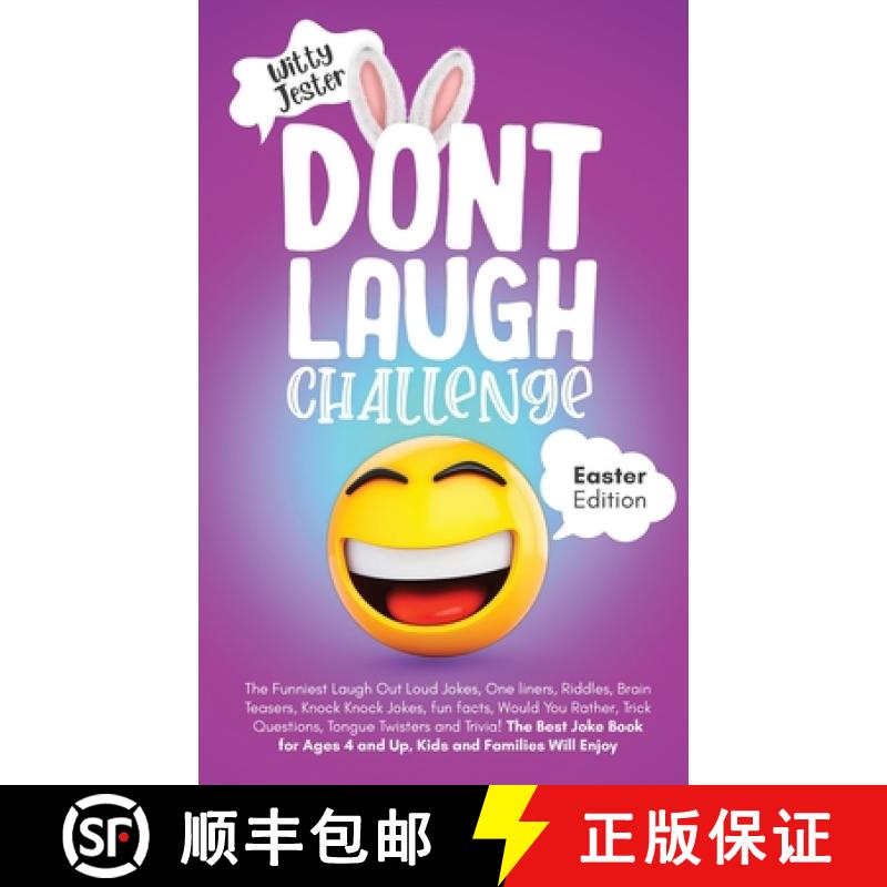 【2-3周达】Don't Laugh Challenge - Easter Edition The Funniest Laugh Out Loud Jokes, One-Liners, Ridd... [9781087944074]