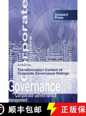 预订 The Information Content of Corporate Governance Ratings [9786202300797]