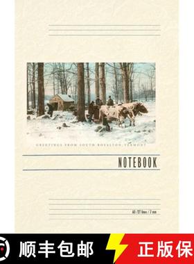 【3-4周达】Vintage Lined Notebook Greetings from South Royalton, Maple Sugaring [9798385453740]