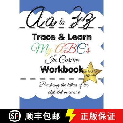 【3-4周达】Trace & Learn My ABC's In Cursive Workbook [9798218666743]