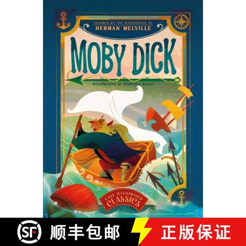 【3-4周达】精装 Moby Dick : Inspired by the Masterpiece by Herman Melville [9788854420564]