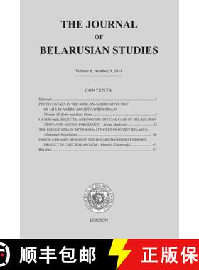 【3-4周达】The Journal of Belarusian Studies 2018 [9780244767938]