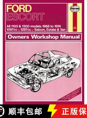 【3-4周达】Ford Escort Mk 1 Owner's Workshop Manual [9780857336446]