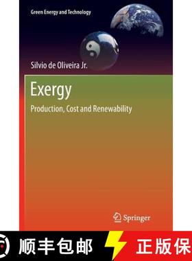 【3-4周达】Exergy : Production, Cost and Renewability [9781447158936]