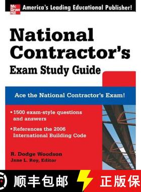 预订 National Contractor's Exam Study Guide [9780071489072]