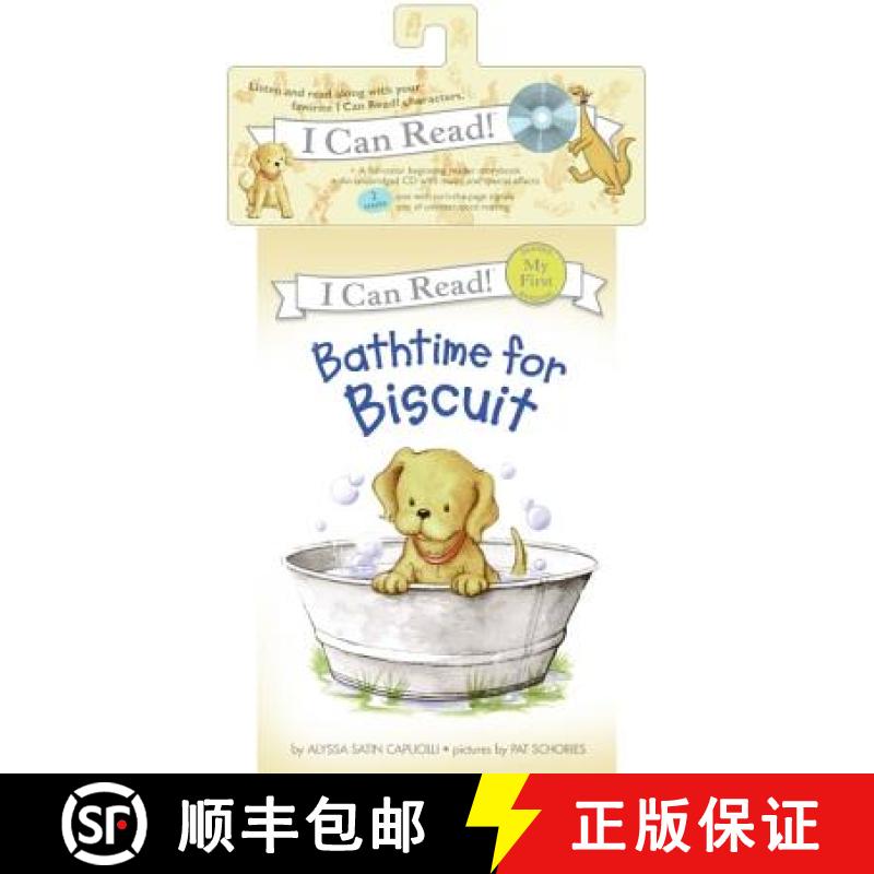 预订 Bathtime for Biscuit Book and CD [9780061335389]