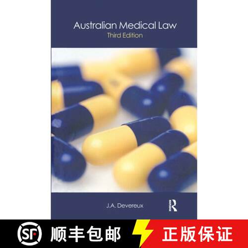 【3-4周达】AUSTRALIAN MEDICAL LAW 3/E [9781876905385]