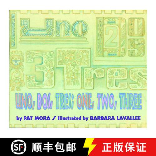 【3-4周达】Uno, Dos, Tres: One, Two, Three: Bilingual English-Spanish [9780618054688]