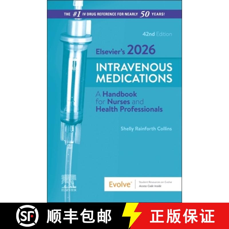 【3-4周达】Elsevier's 2026 Intravenous Medications [9780443269592]