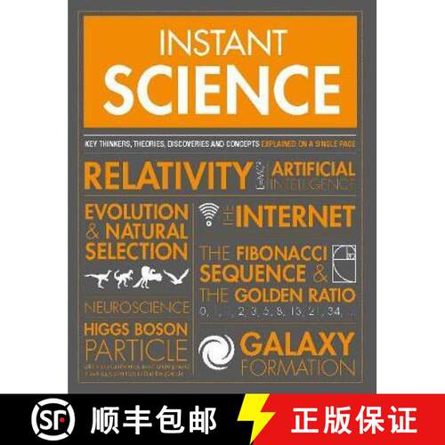 【3-4周达】Instant Science: Key thinkers, theories, discoveries and concepts explained on a single page [9781787393387]