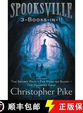 【3-4周达】Spooksville 3-Books-in-1!: The Secret Path; The Howling Ghost; The Haunted Cave (Bind-Up) ... [9781481457453]