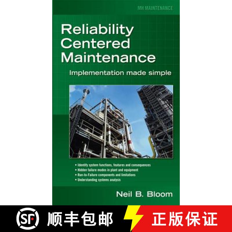 【3-4周达】Reliability Centered Maintenance (RCM): Implementation Made Simple [9780071460699]