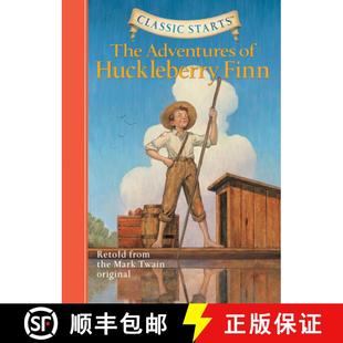 the Huckleberry Finn Starts The 9781402724992 Twain Original Classic Adventures from Retold Mark 4周达