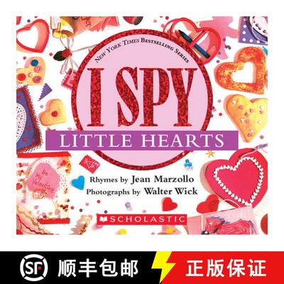 预订 I Spy Little Hearts (with foil): A Book of Picture Riddles [9780545089173]