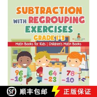 Exercises Children Grade Regrouping Subtraction Kids ... Books with for 4周达 9798869414557 Math