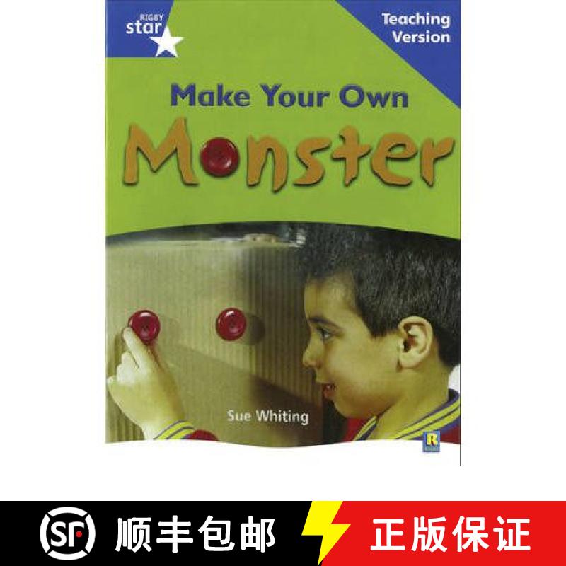 【2-3周达】Rigby Star Non-fiction Blue Level: Make Your Own Monster Teaching Version Framework Edition [9780433050483]