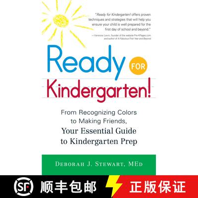 【3-4周达】Ready for Kindergarten!: From Recognizing Colors to Making Friends, Your Essential Guide t... [9781440565236]