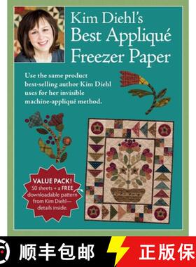 【3-4周达】Kim Diehl's Best Applique Freezer Papersimple Patchwork [9781683561682]
