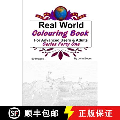 【3-4周达】Real World Colouring Books Series 41 [9780359832842]