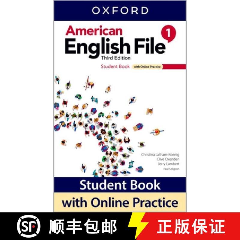 【3-4周达】American English File 3e Student Book 1 and Online Practice Pack [With eBook] [9780194906166]