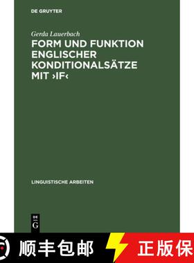 【3-4周达】Form Und Funktion Englischer Konditionalsatze Mit ＞If: Eine Konversationslogische Und Spr... [9783484103382]