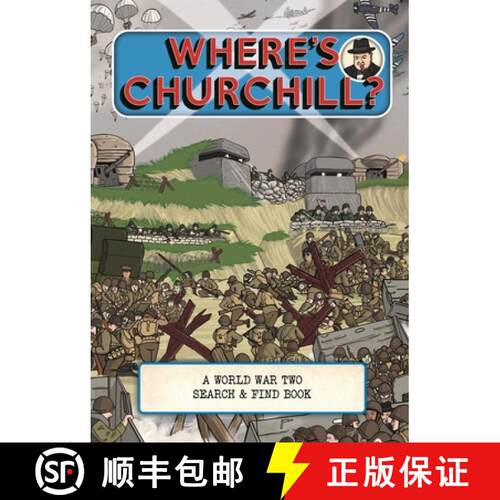 【3-4周达】精装 Where's Churchill?: A World War Two Search and Find Book [9781787418455]