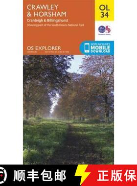 【3-4周达】Crawley & Horsham, Cranleigh & Billingshurst [9780319242735]