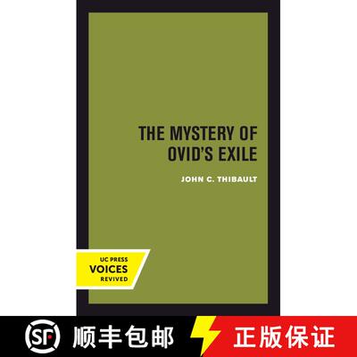 【3-4周达】精装 The Mystery of Ovid's Exile (First Edition) [9780520414846]