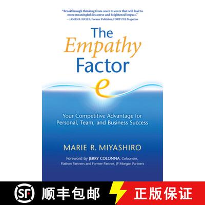 【3-4周达】The Empathy Factor: Your Competitive Advantage for Personal, Team, and Business Success [9781892005250]