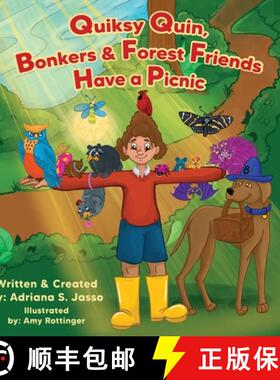【3-4周达】Quiksy Quin, Bonkers & Forest Friends Have a Picnic [9781612449173]
