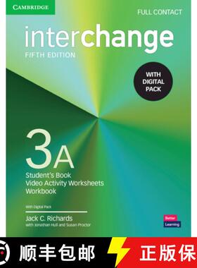 预订 Interchange Level 3a Full Contact with Digital Pack [9781009040808]