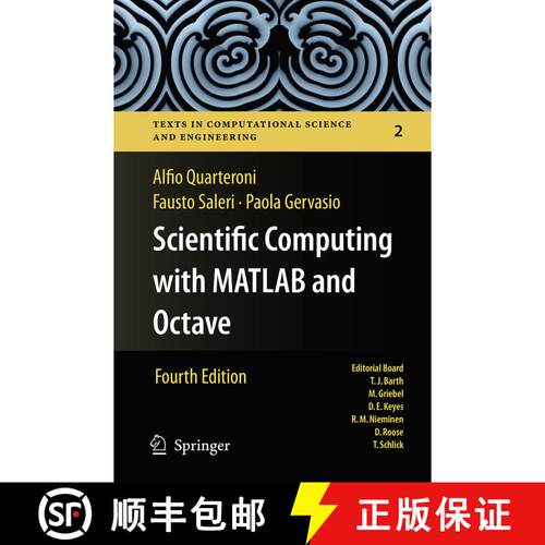 【3-4周达】Scientific Computing with MATLAB and Octave (Softcover reprint of the original 4th ed. 2014) [9783662517581]