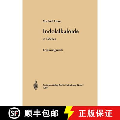 【3-4周达】Indolalkaloide in Tabellen : Erg nzungswerk [9783540041948]