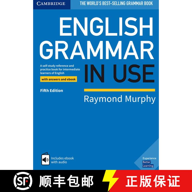 预订 剑桥英语语法中级 第五版 English Grammar in Use Book with Answers and Interactive eBook: A Self-S... [9781108586627]