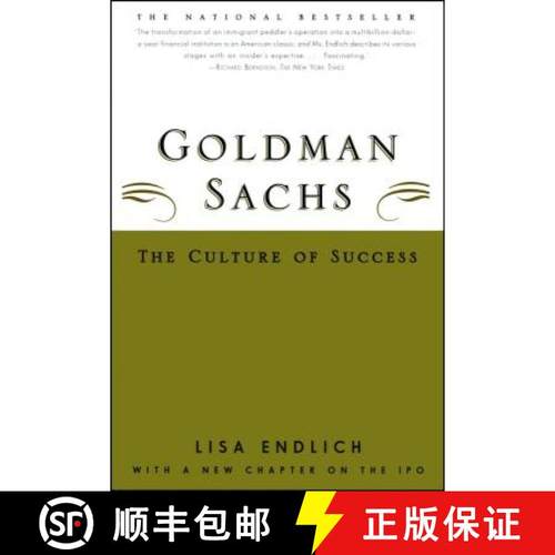 【3-4周达】Goldman Sachs: The Culture of Success [9780684869681]