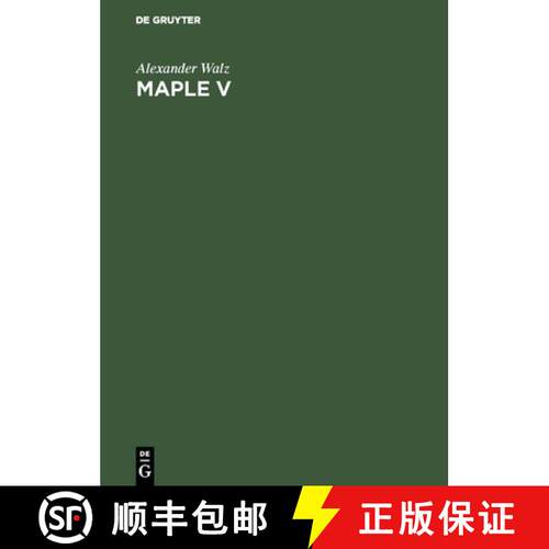 【3-4周达】精装 Maple V – Rechnen und Programmieren mit Release 4 [9783486242805]
