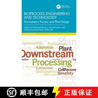 【3-4周达】Bioprocess Engineering and Technology: Downstream Process and Plant Design [9780367675677]