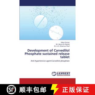 Carvedilol Phosphate 9783659228452 Development tablet release 预订 sustained