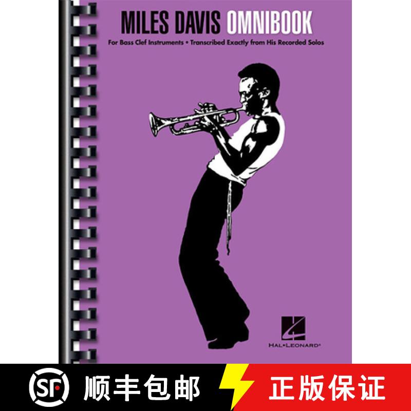 【3-4周达】Miles Davis Omnibook: For Bass Clef Instruments [9781480354852]