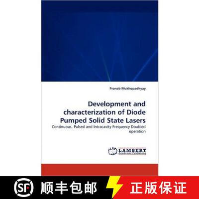 【3-4周达】Development and Characterization of Diode Pumped Solid State Lasers [9783843393980]