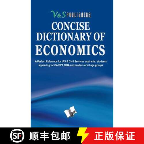 【3-4周达】Concise Dictionary of Phrases: Terms Frequently Used in Economics and Their Accurate Expla... [9789350570326]