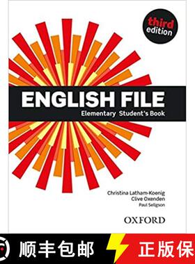 【3-4周达】English File: Elementary: Student's Book [9780194598569]