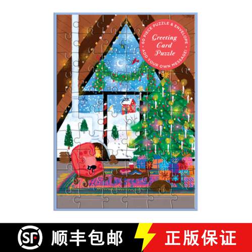 【3-4周达】Joy Laforme Cozy Cabin Greeting Card Puzzle [9780735382817]