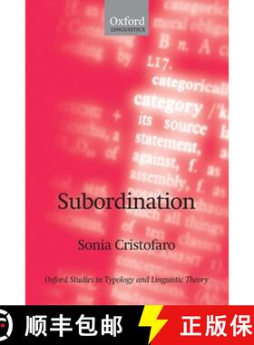 【3-4周达】Subordination [9780199282005]