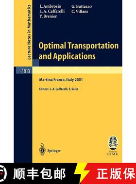 【3-4周达】Optimal Transportation and Applications : Lectures given at the C.I.M.E. Summer School hel... [9783540401926]